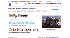 Desktop Screenshot of horseracebase.com